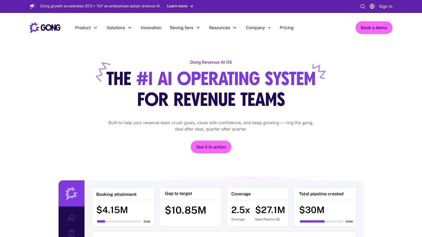 Gong Revenue AI OS