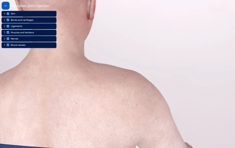 Shoulder joint injection