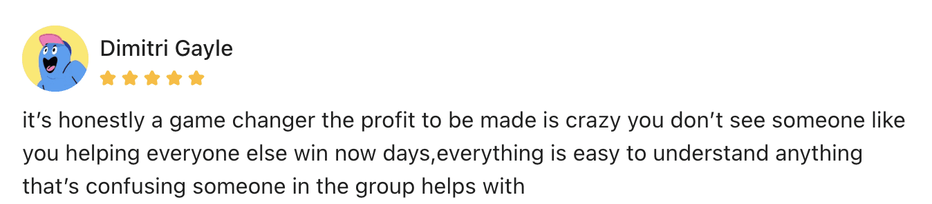 Amazon FBA mentoring positive reviews