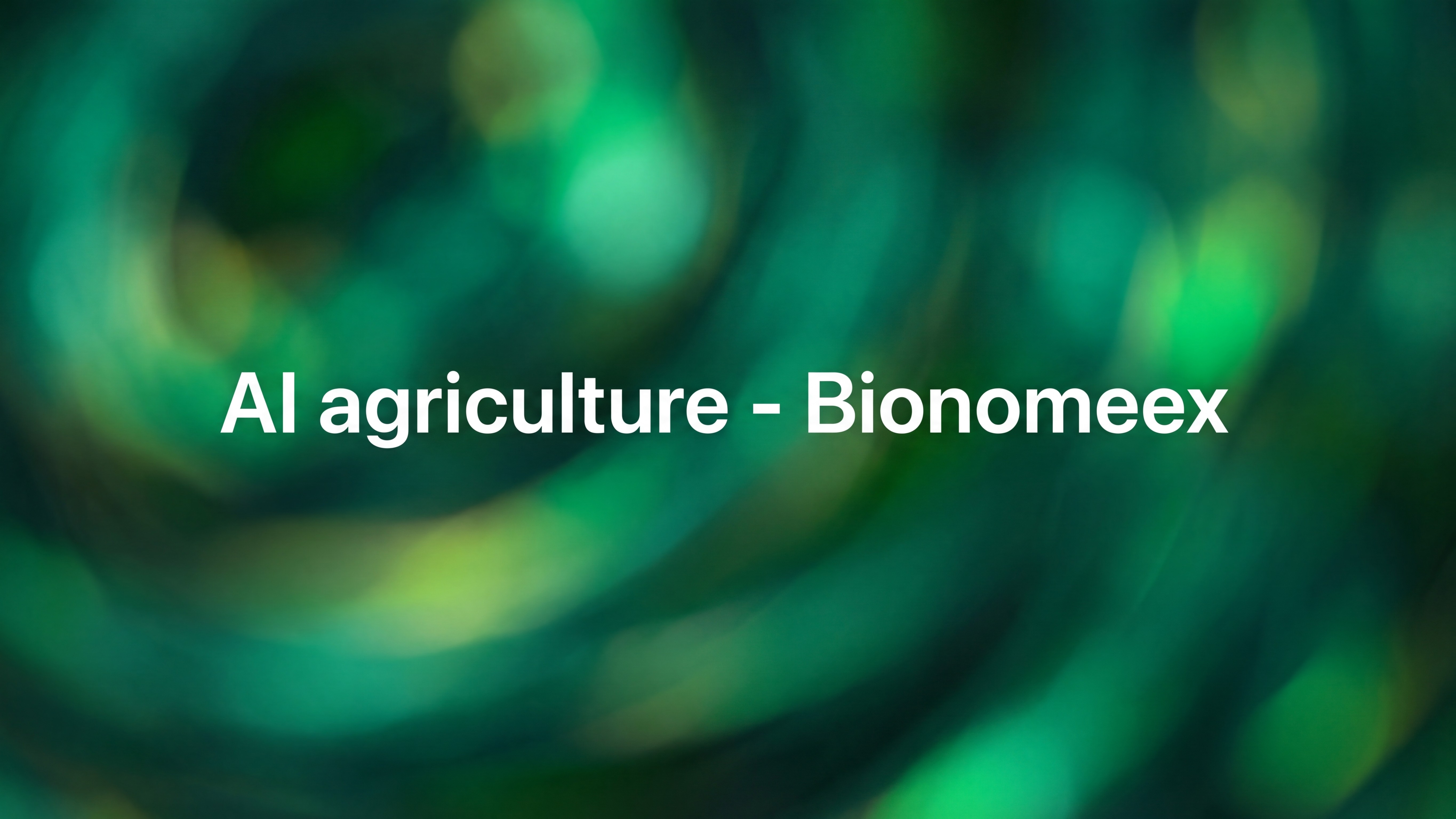 AI Montpellier — Bionomeex artificial intelligence for agriculture