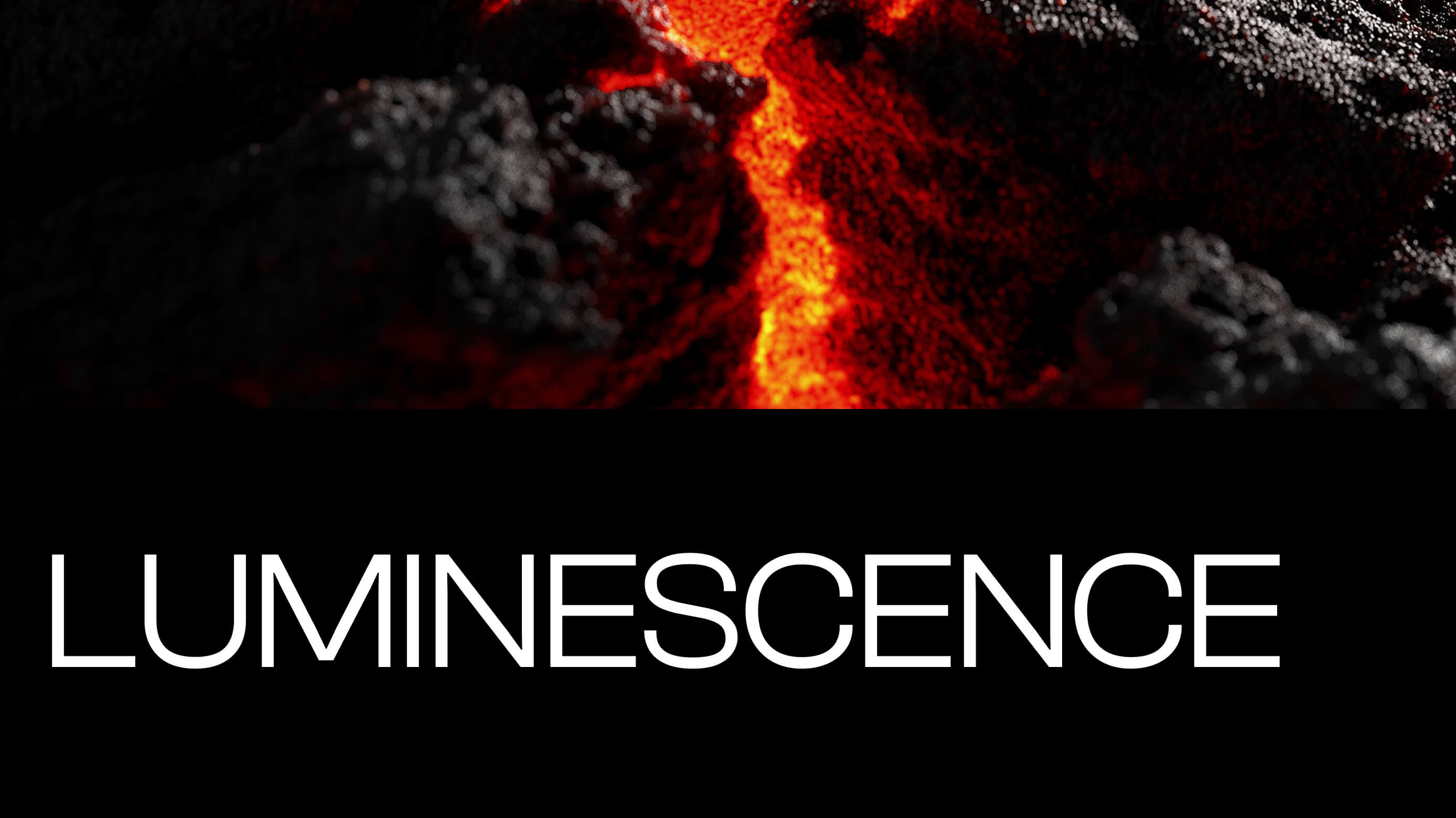 Molten lava texture beneath campaign titles