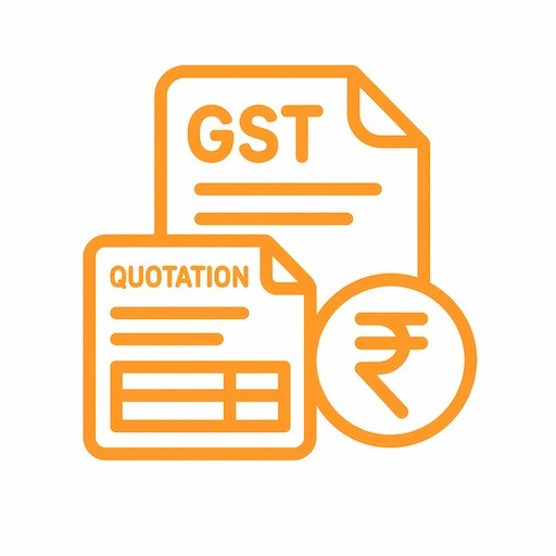 GST Billing & Quotation official app logo by Zenocta Solutions