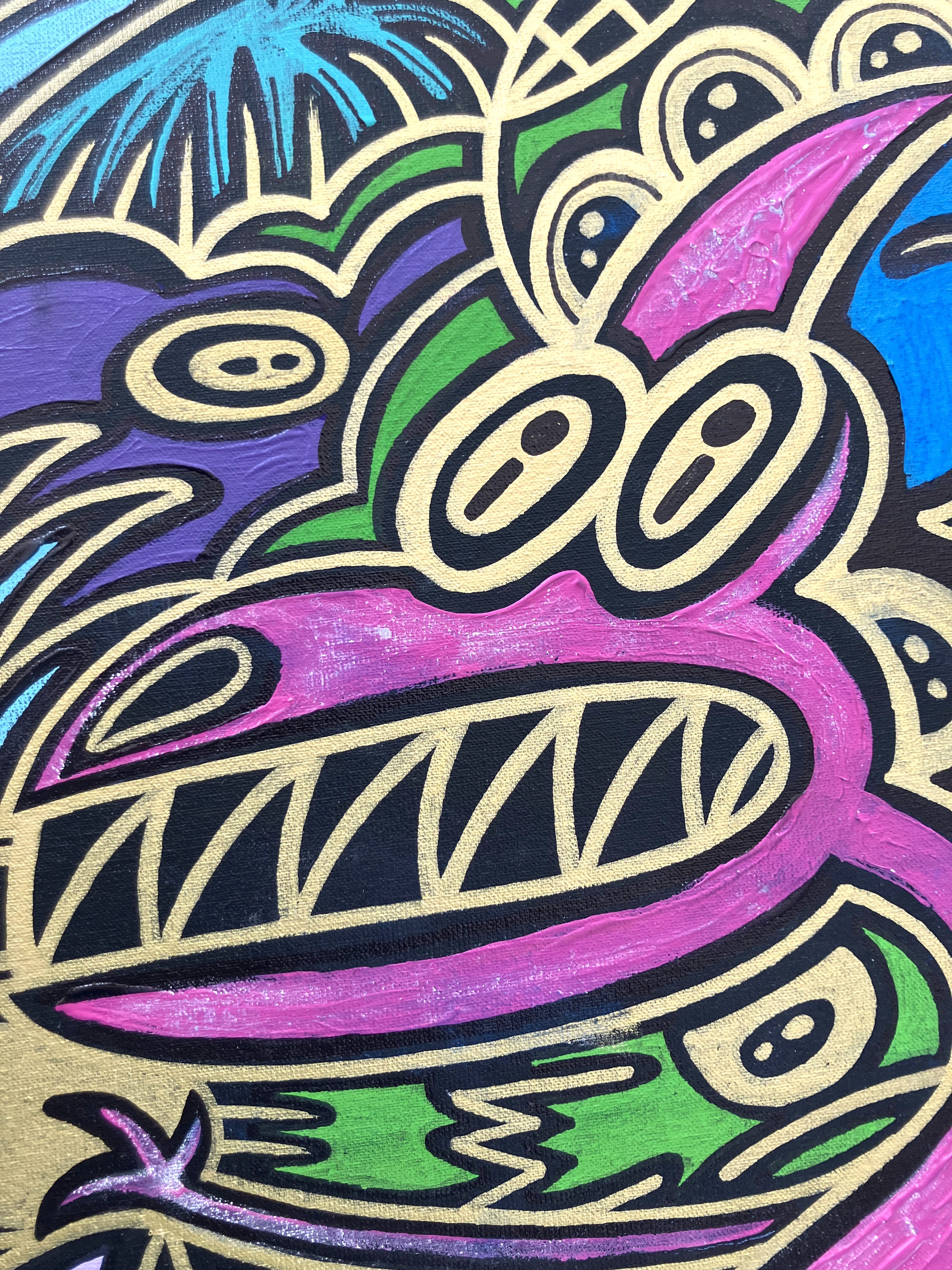 Pterodactyl's Electric Frenzy. Main character detail