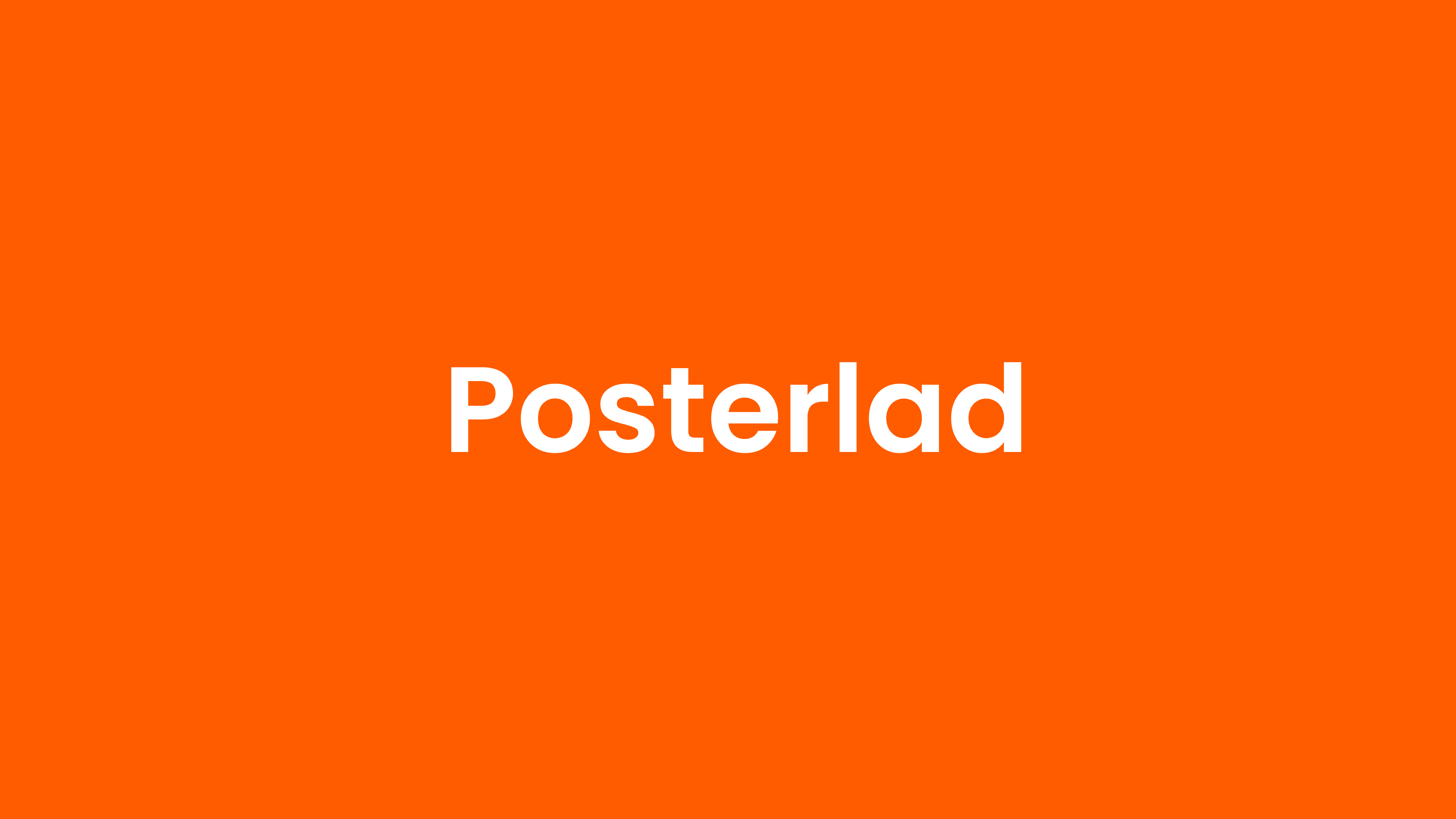 Posterlad