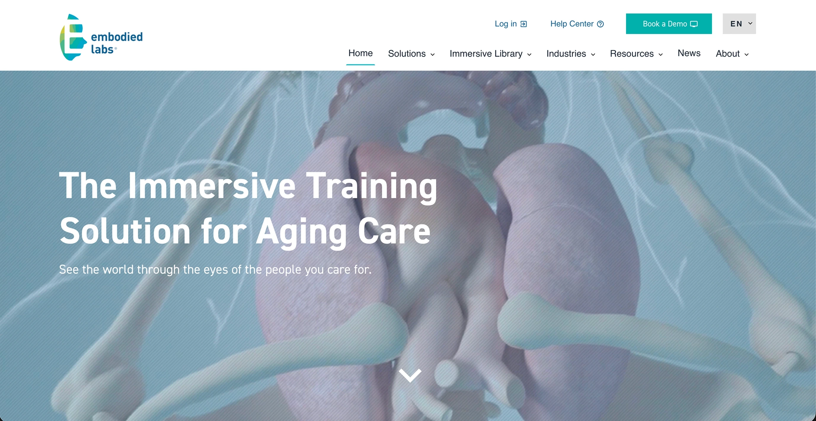 Embodied Labs website