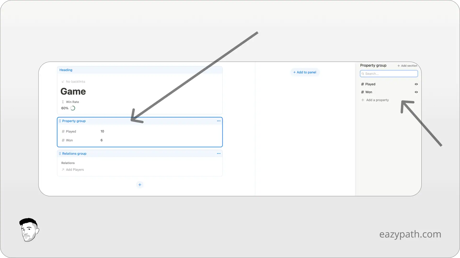 What Can You Customize on Layout of a Notion Page - Click Property Group