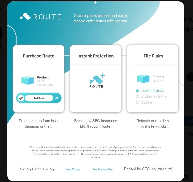 Retrieved from Route