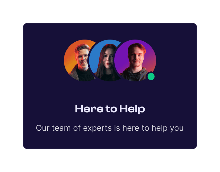 Wehype dedicated support team