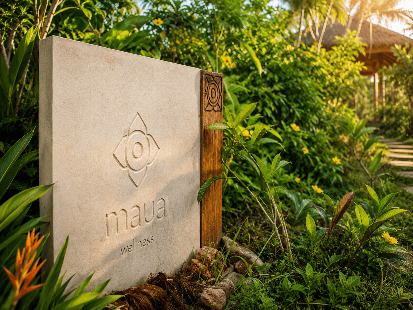 Maua luxury wellness branding for the spa at Zuri Zanzibar