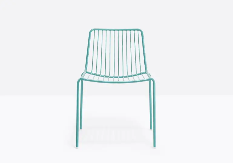 Silla de acero para exterior Nolita 3650 de PEDRALI