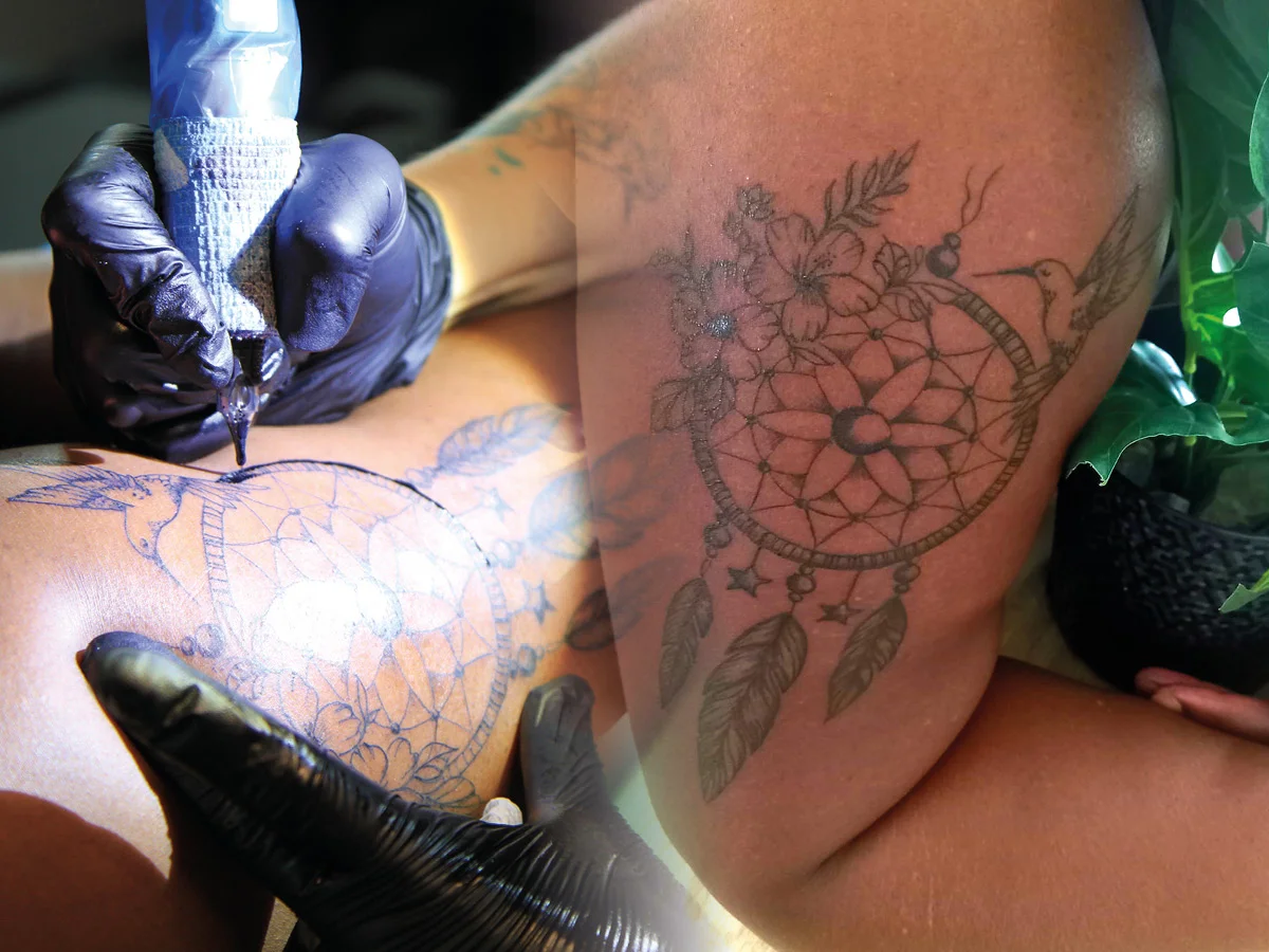 Virginie Picard alias Zinzoline Tattoo, tatoueuse et illustratrice à Saumur