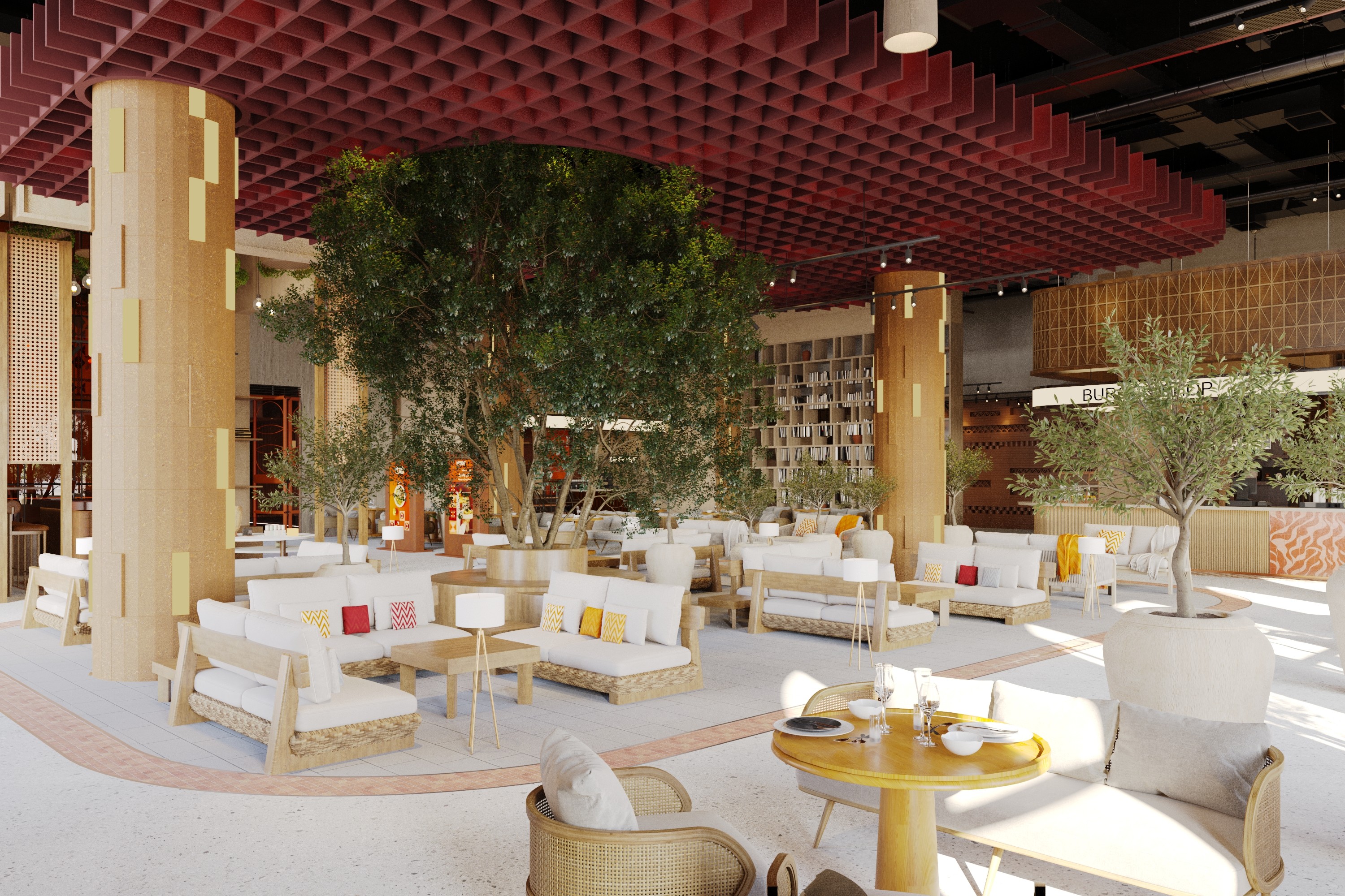 About section image featuring a modern interior design space.
