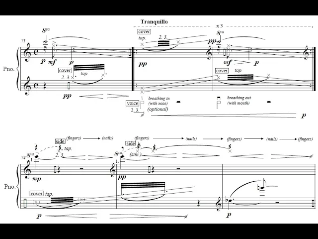 SCORE AND AUDIO