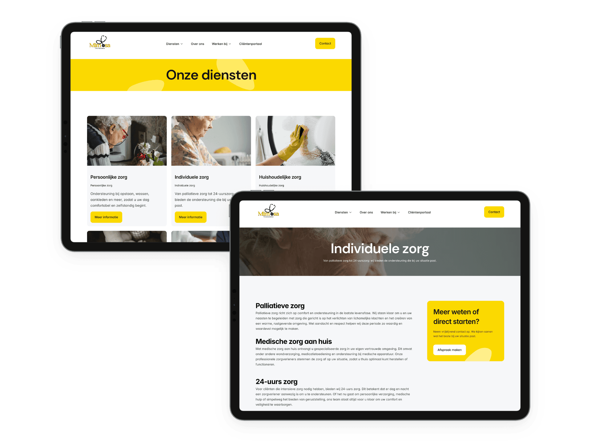 Irene Webflow template project image