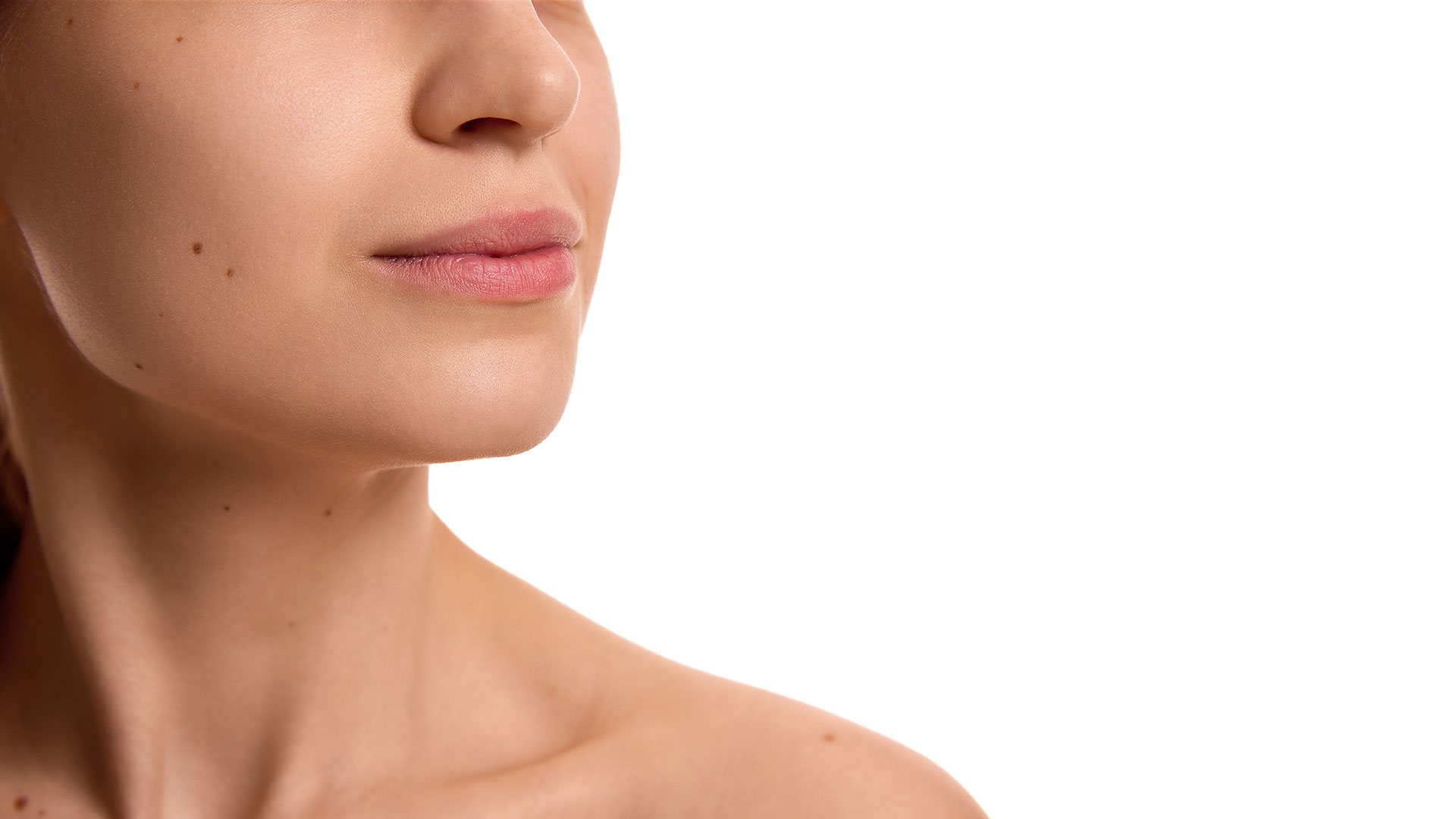 After double chin removal treatment in Singapore