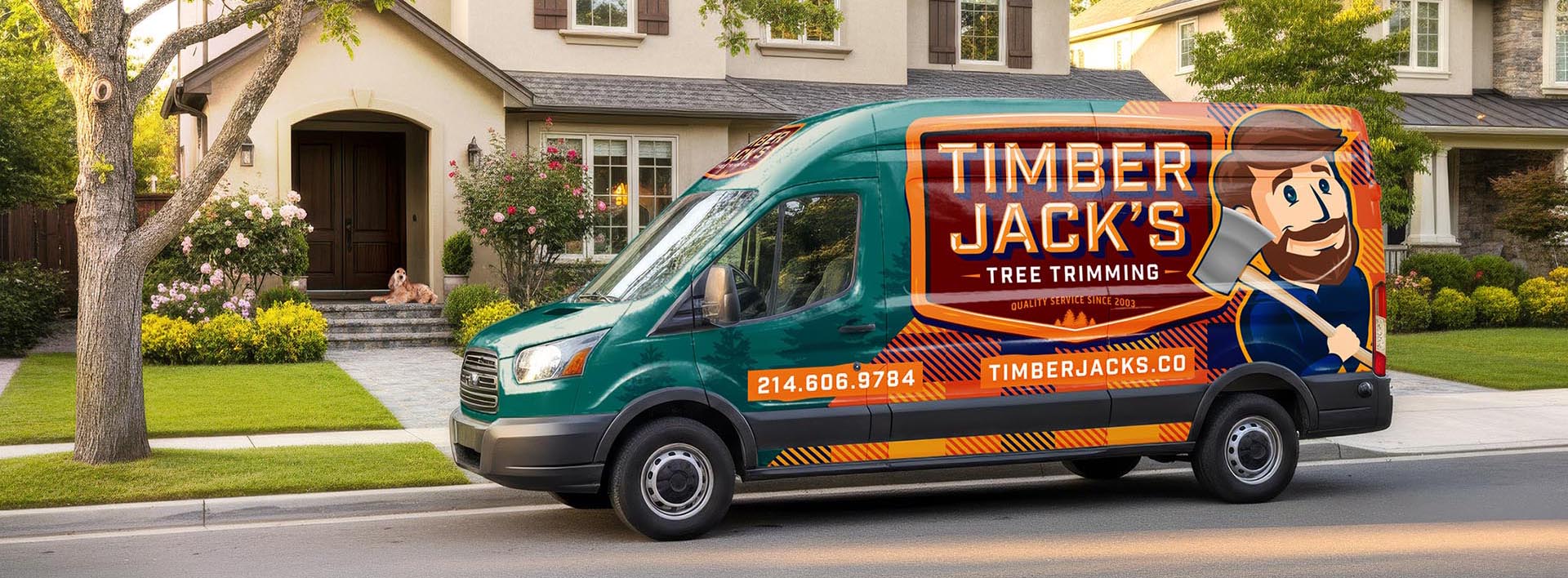 Branded Tree Trimming Van