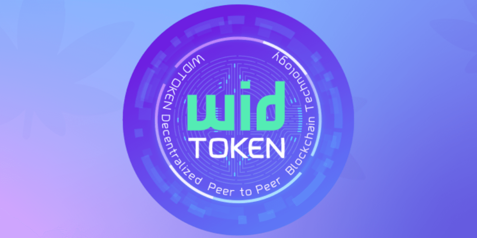 WidToken logo showcasing decentralized, secure blockchain-based payment solutions, addressing global banking challenges and improving B2B transactions.