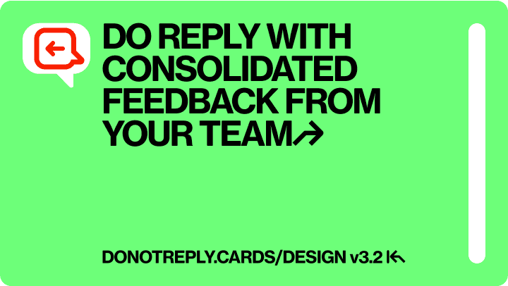 DO REPLY WITH CONSOLIDATED FEEDBACK FROM YOUR TEAM↱