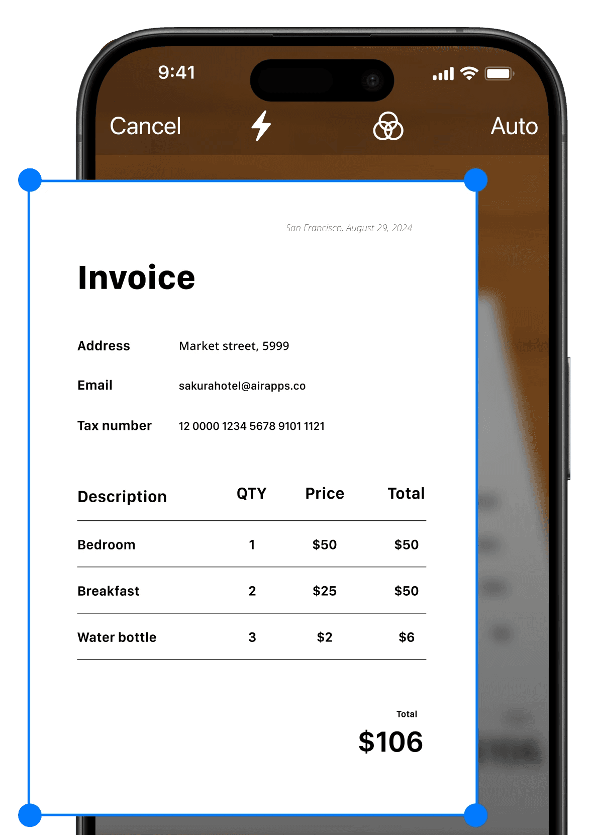 Scan documents instantly