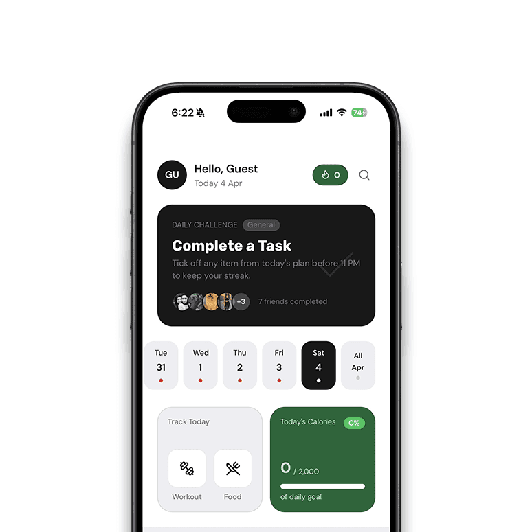 Floating mobile phone screen showcasing website design