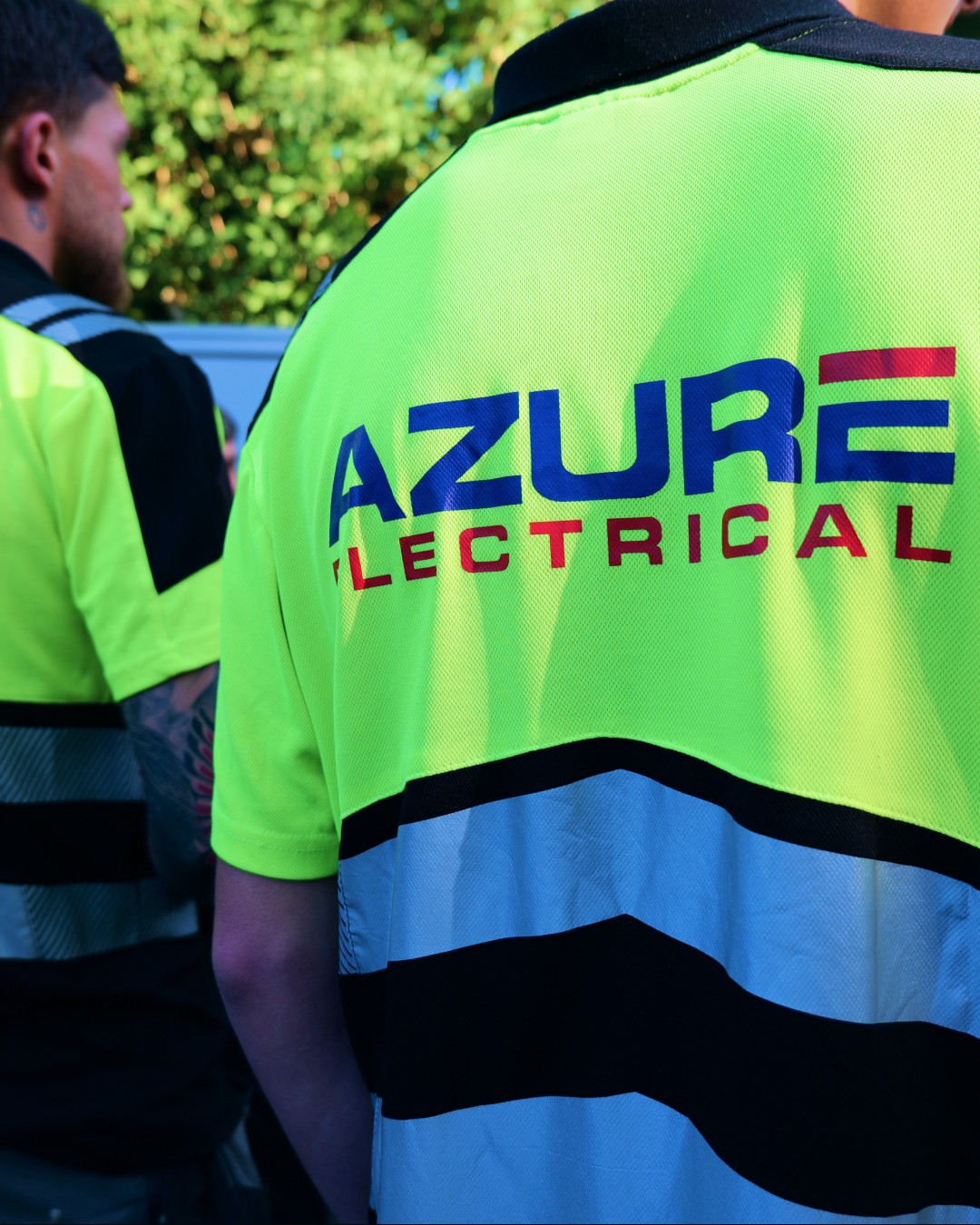 Azure logo on t-shirt