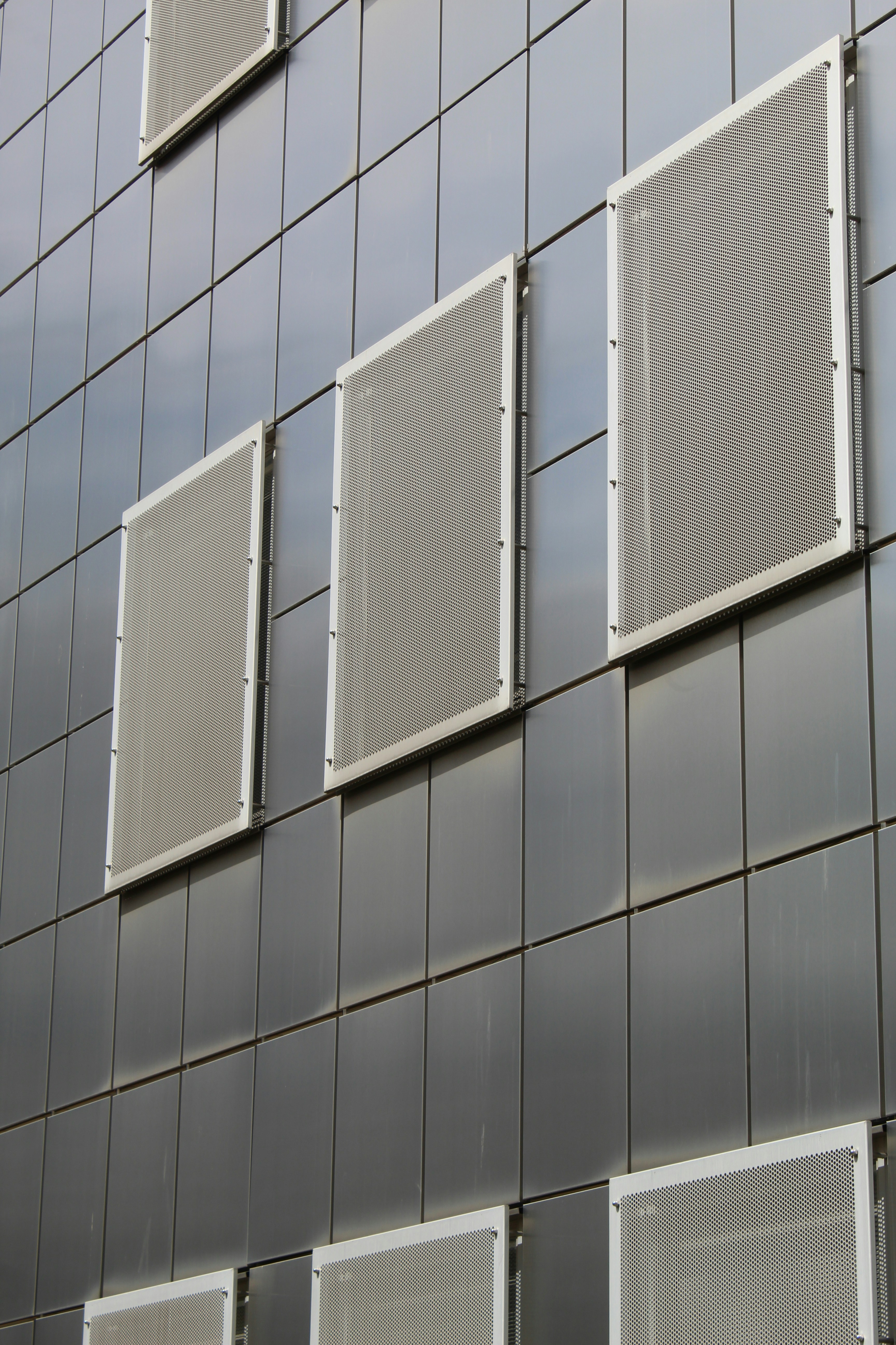 white and blue solar panels