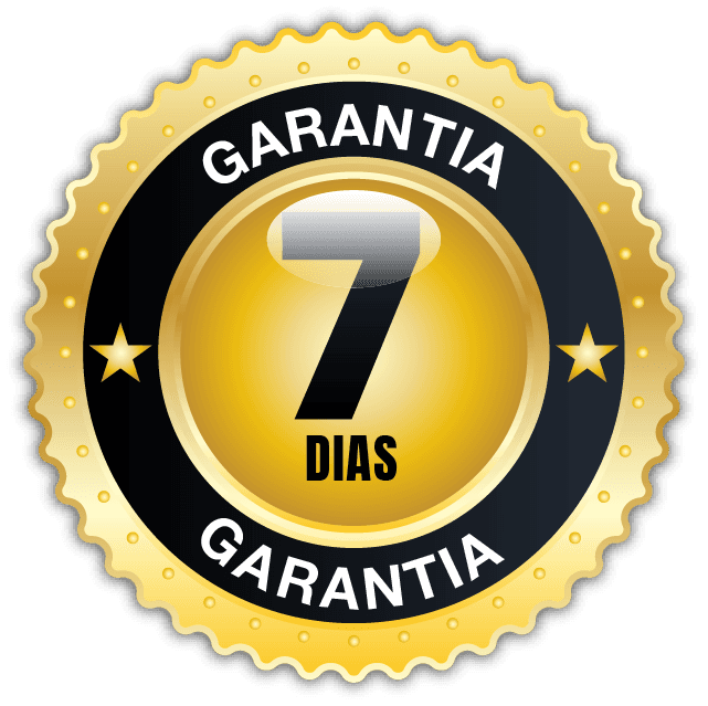 Satisfação total ou devolução imediata do seu dinheiro de forma incondicional