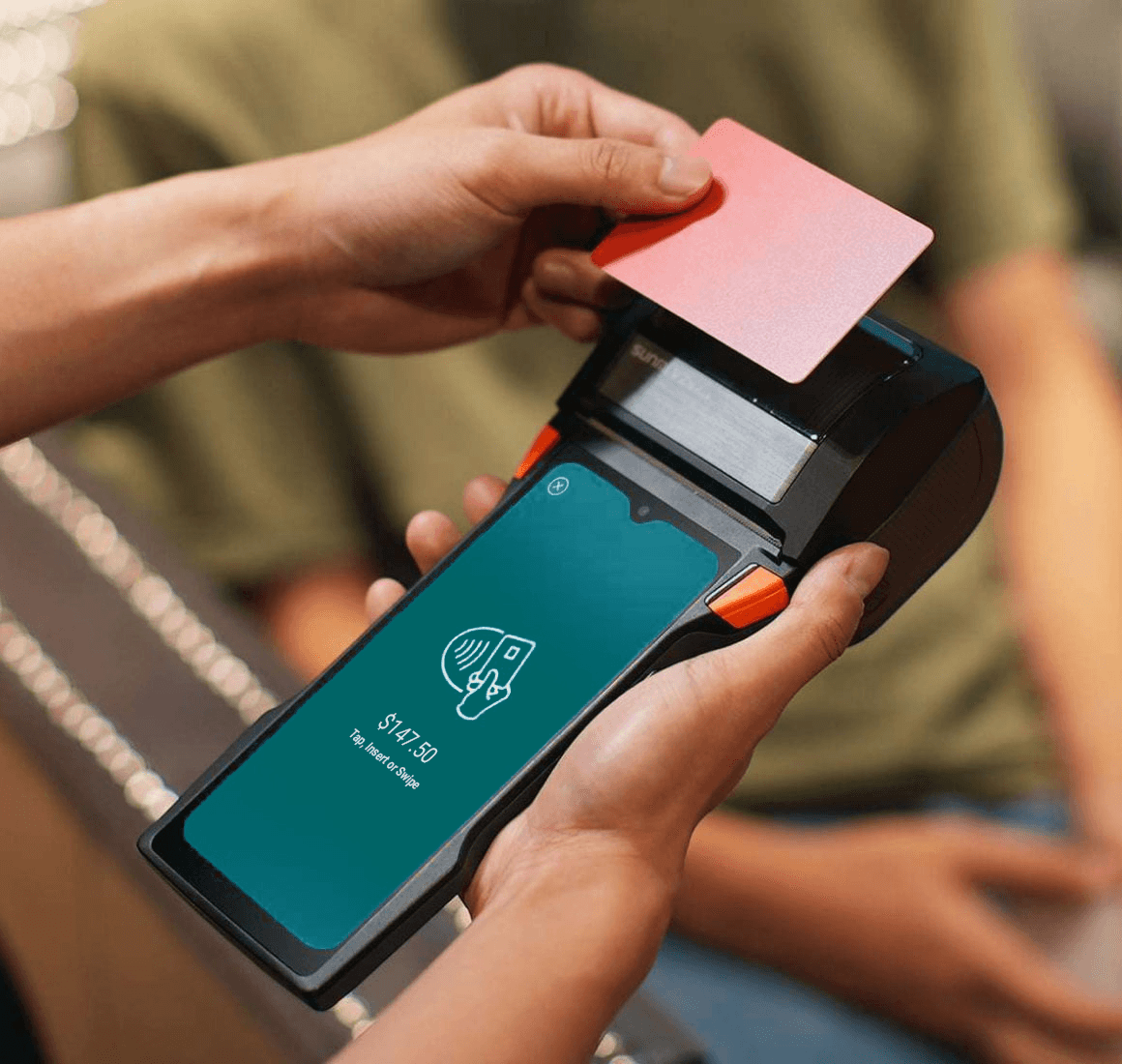 payment solution with moblle pos