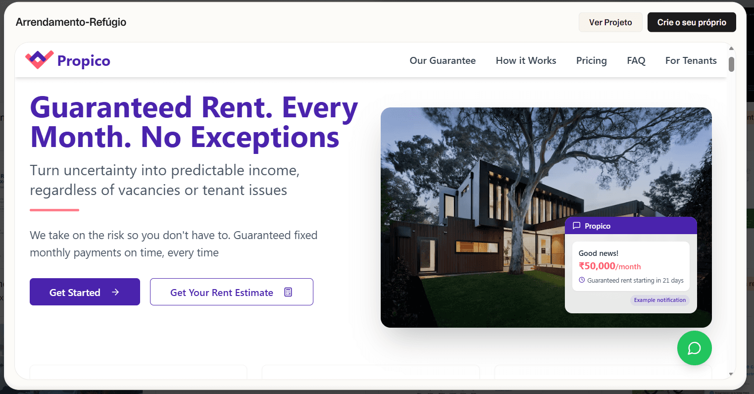 Landing page exemplo
