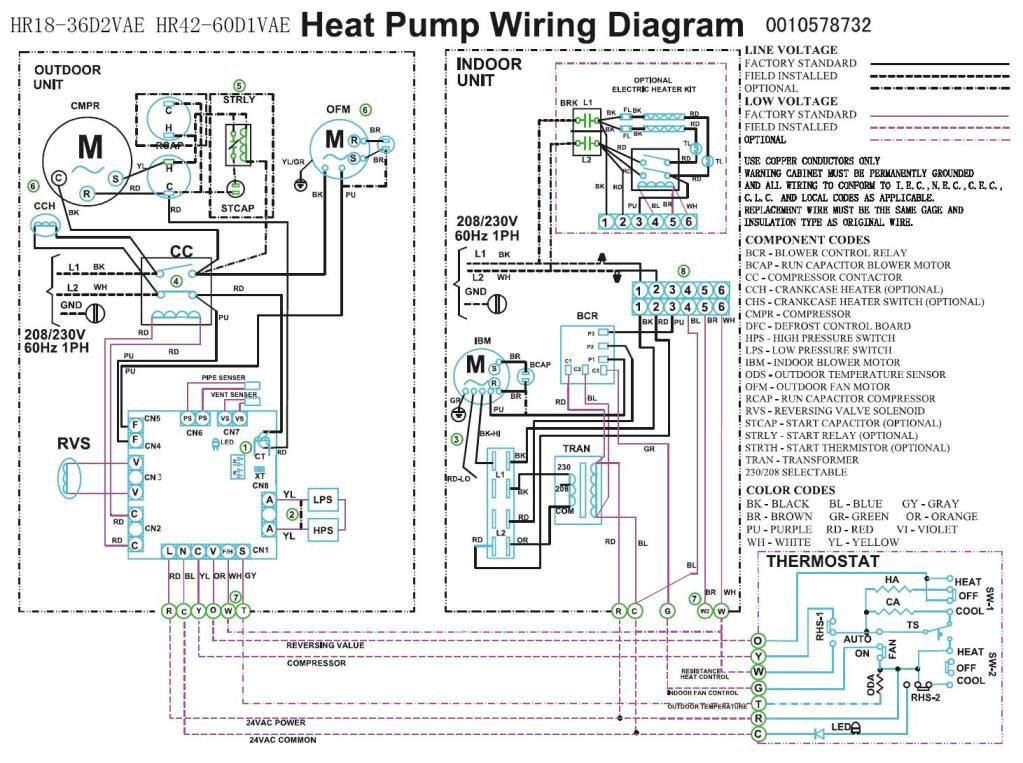 A photo of a wiring diagram