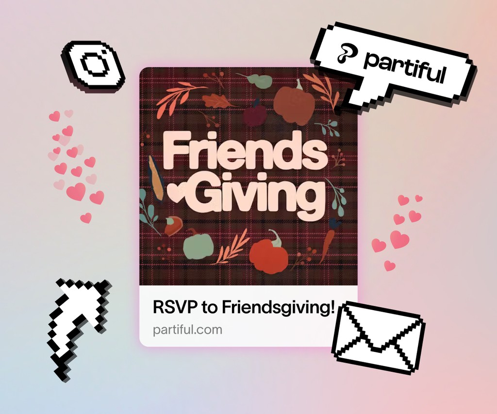Simple party RSVP link that can be shared with friends 