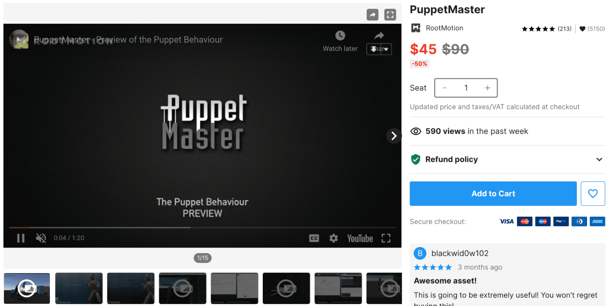 The PuppetMaster plugin allows you to blend physics and animation seamlessly, creating realistic character movements and interactions that respond dynamically to the game world.