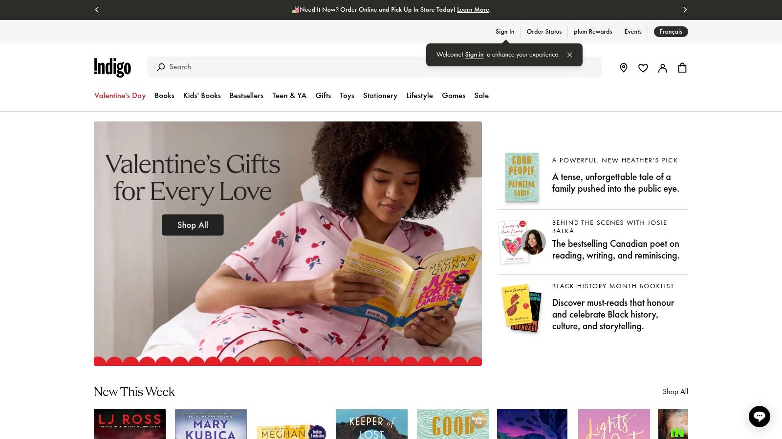 Indigo (Chapters-Indigo) Canada