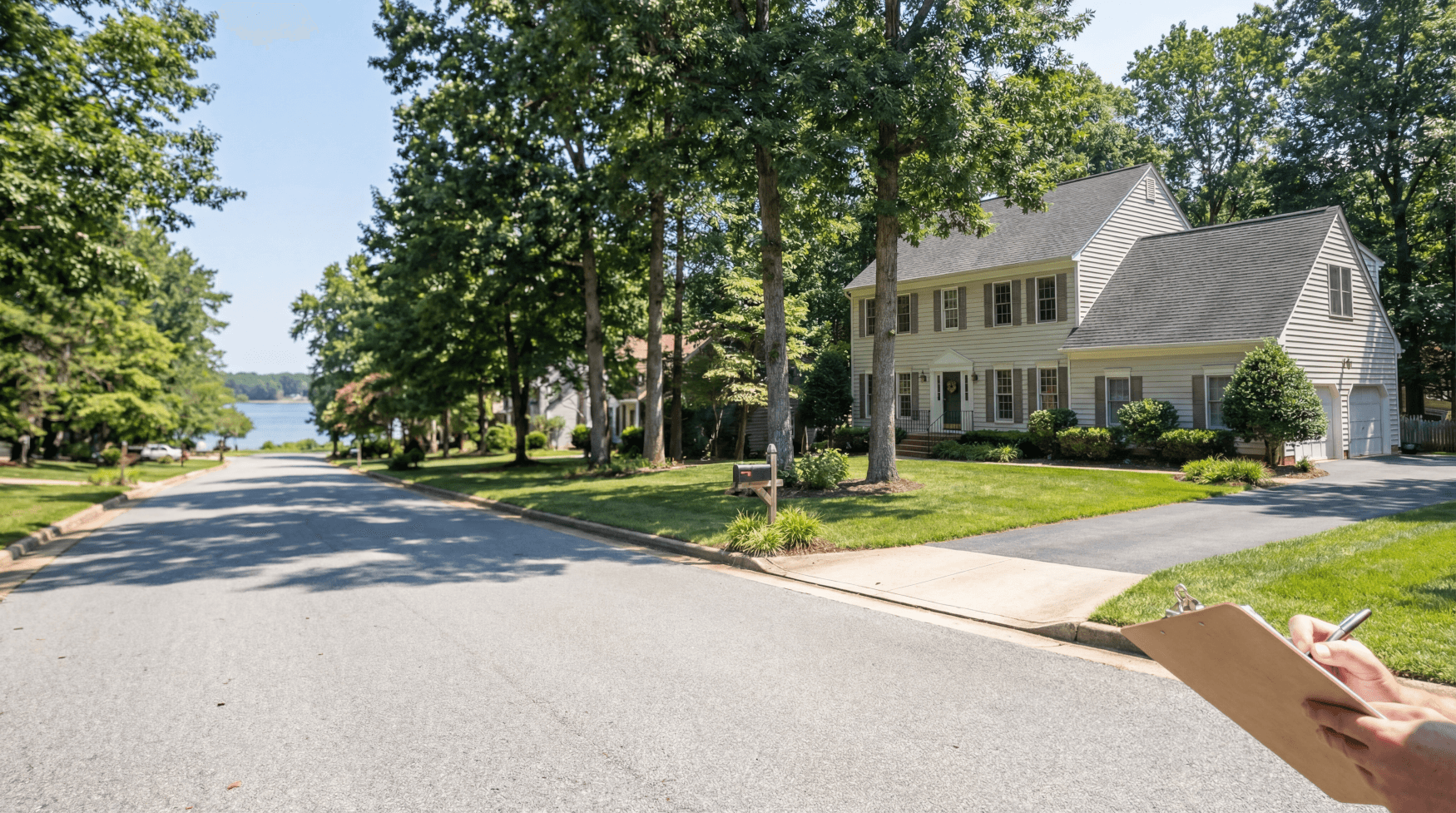 Property manager visting home near Severna Park