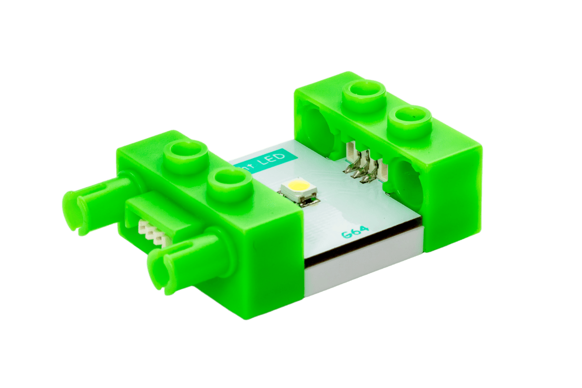 Módulo de LED de alto brilho verde do Fuzzy Bits, que transforma energia em luz