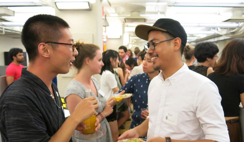 picture of two men talking