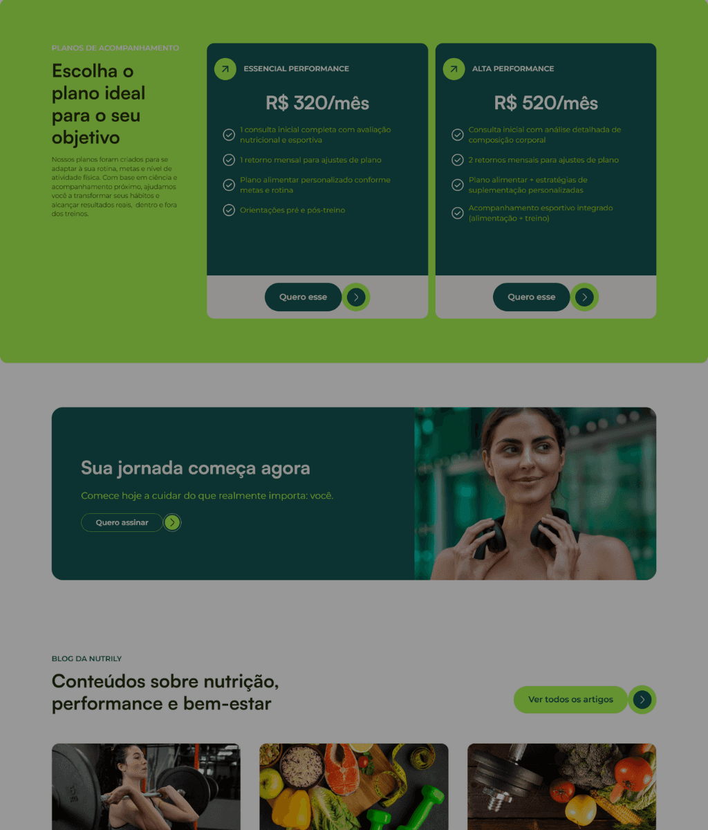 Mockup de site weblin