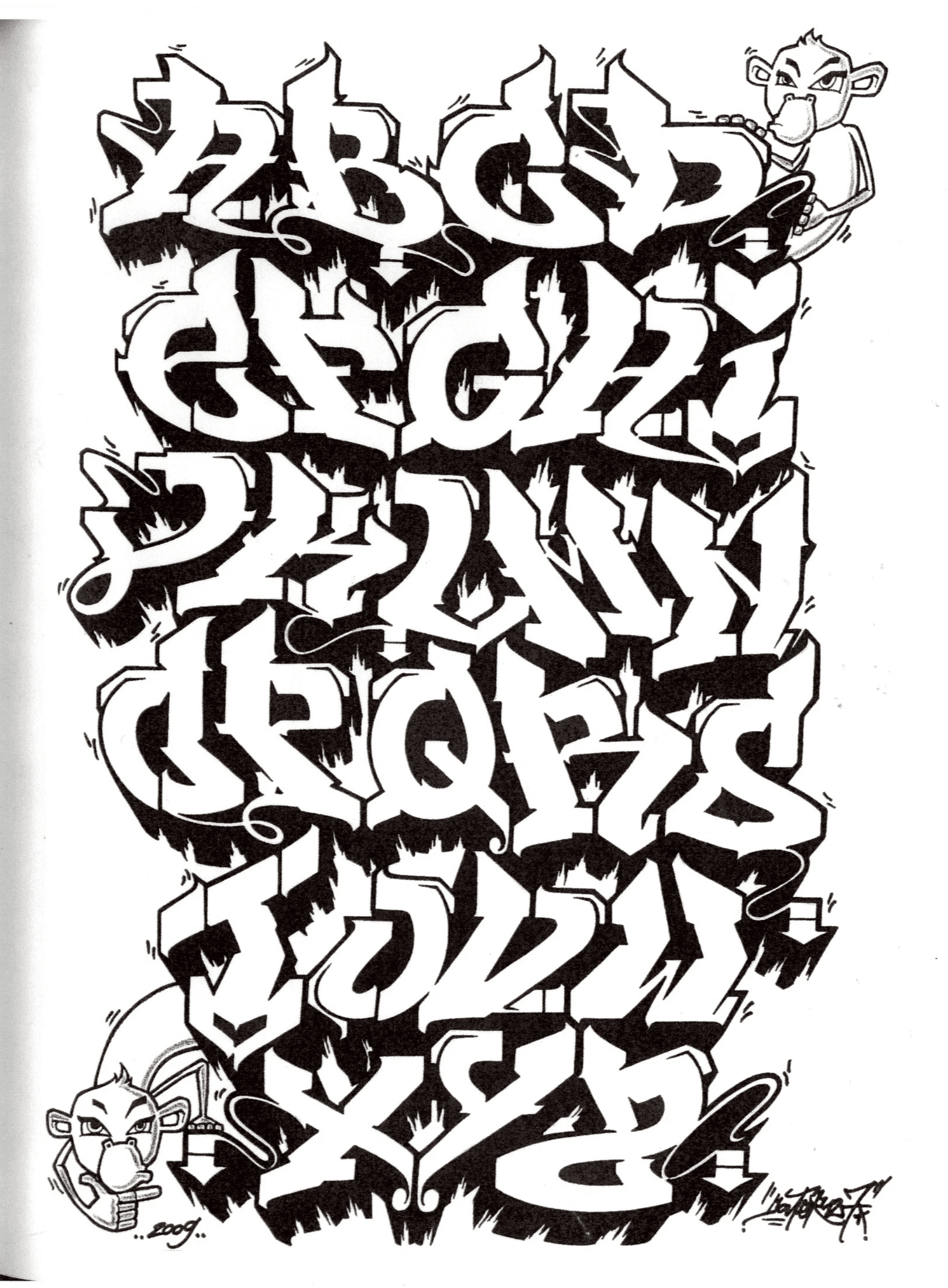 sample of artist dater's style.