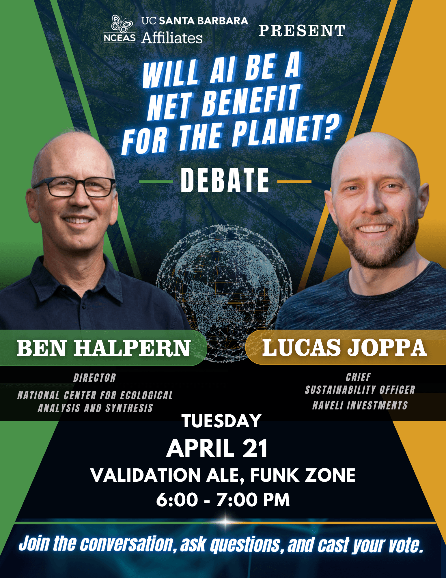 NCEAS Present's: AI for the Planet Debate