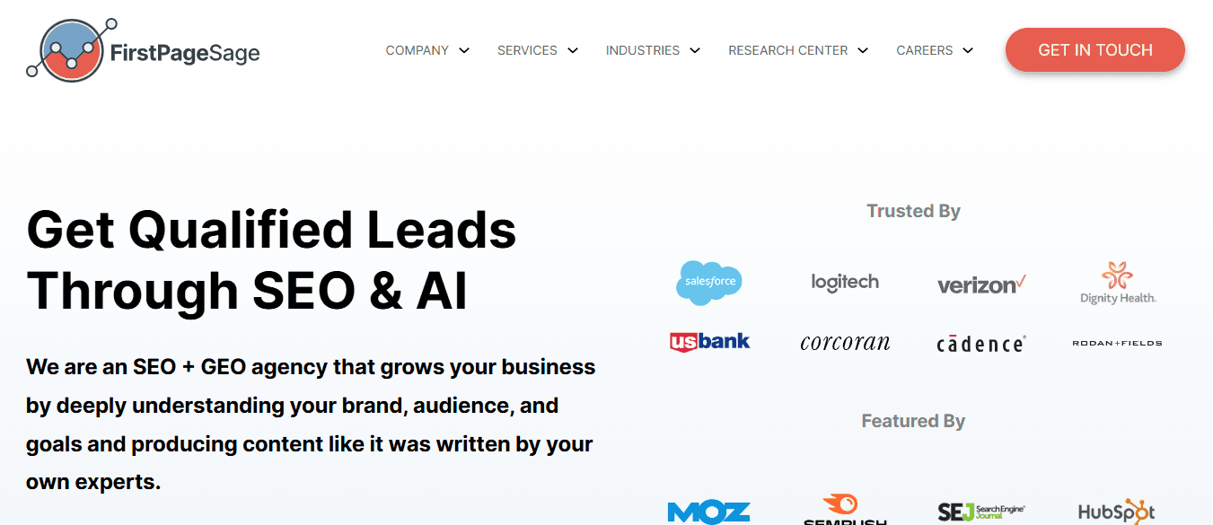 first page sage - Real Estate SEO Agency