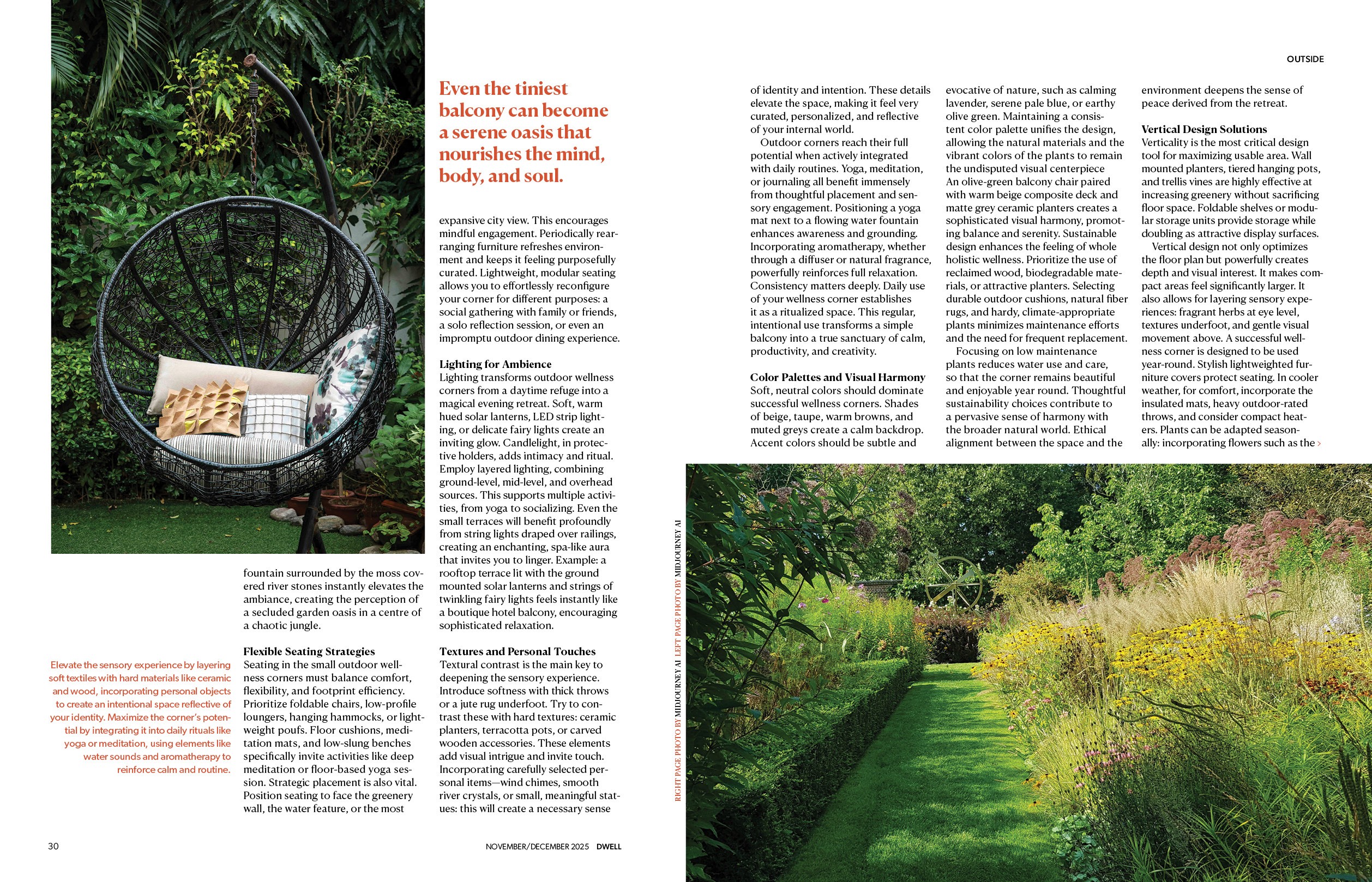 Dwell spread design