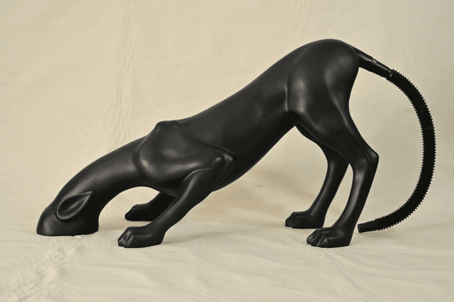 herd of sheep on road painting