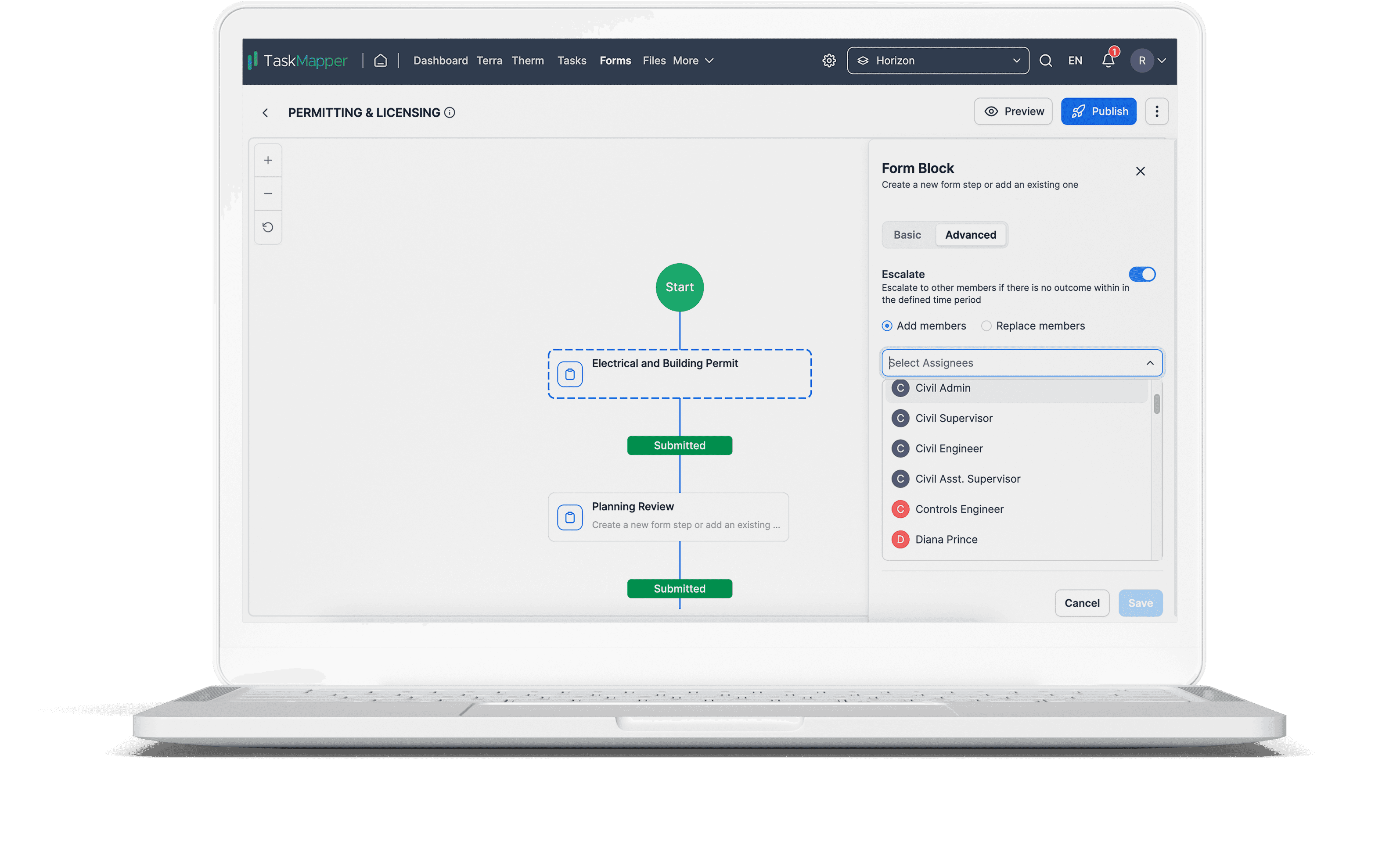 TaskMapper: Streamline project financing and lender CP management with workflows, tasks, dashboards, checklists, and more