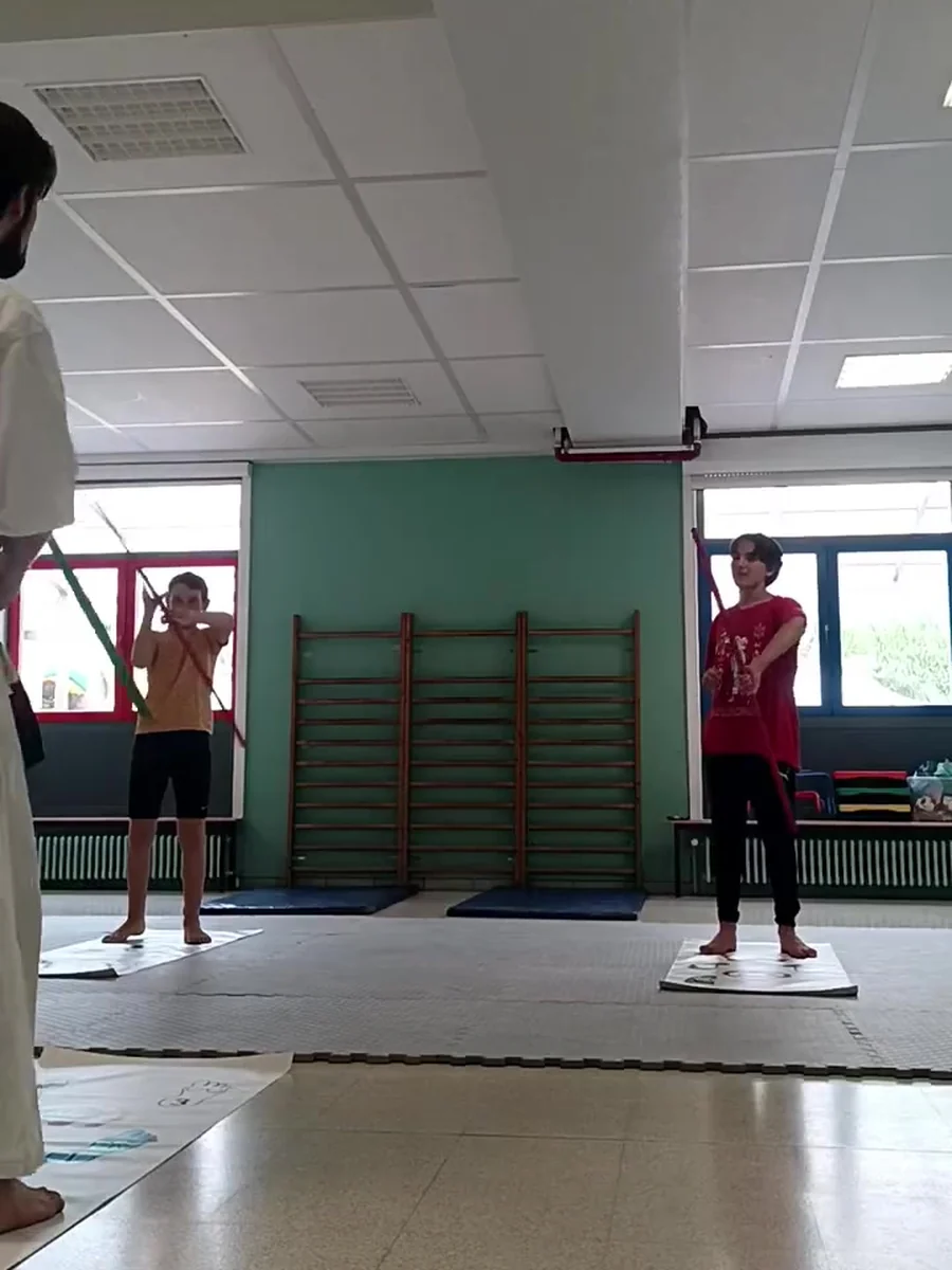 Adapted inclusive karate training at DOJO BRUGGE.