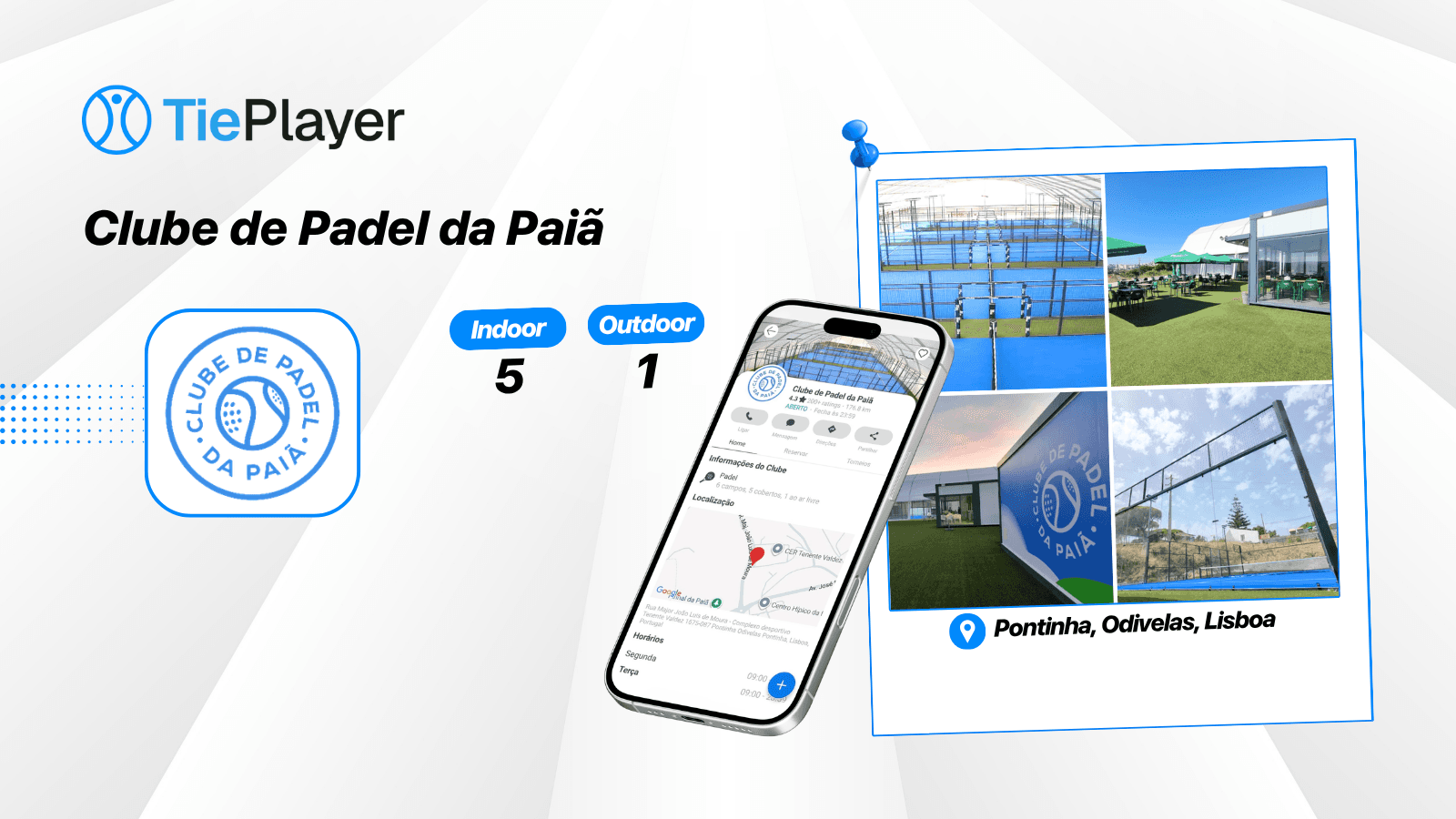 Book a padel court at Clube de Padel da Paiã