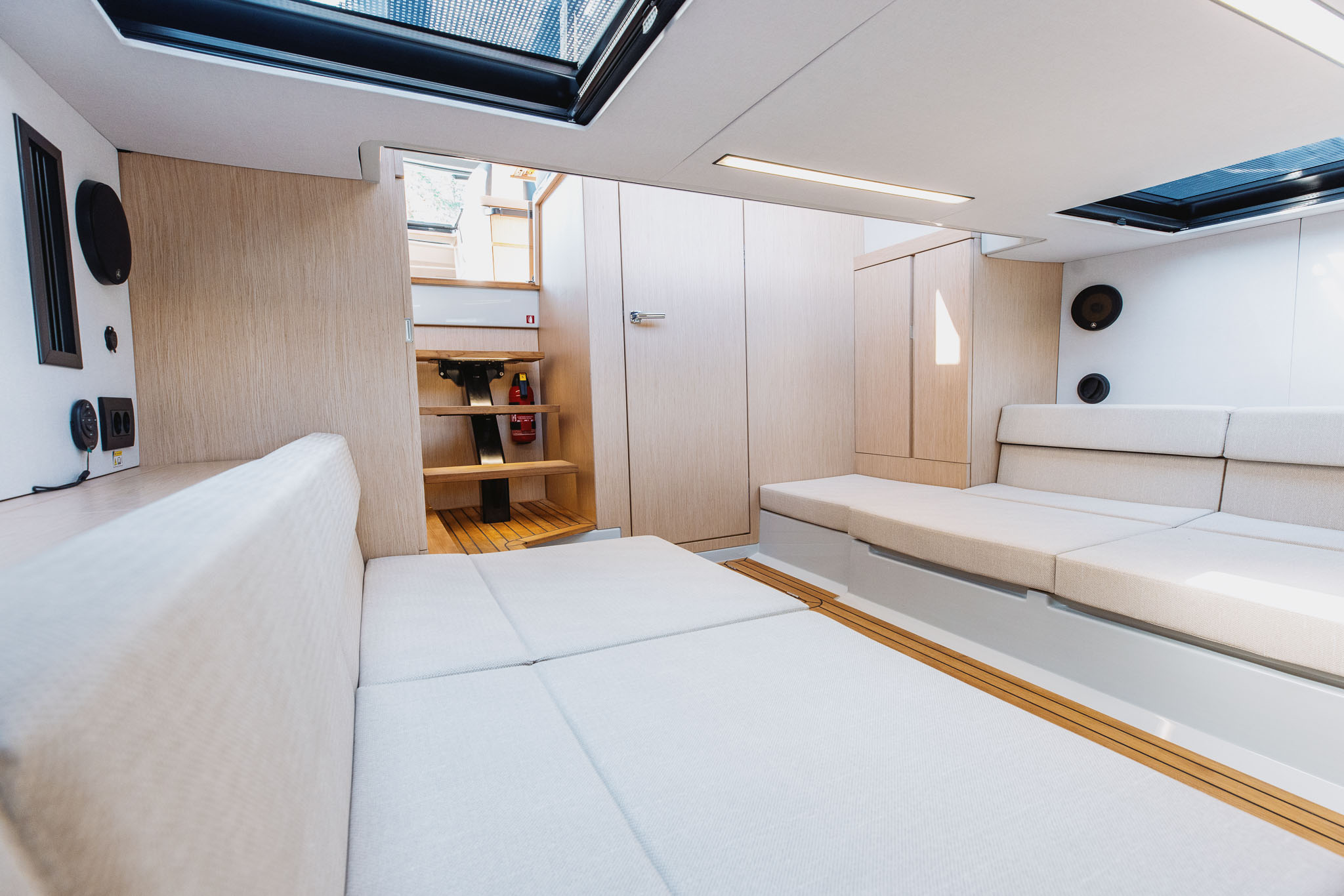 Front cabin of the XO EXPLR 44