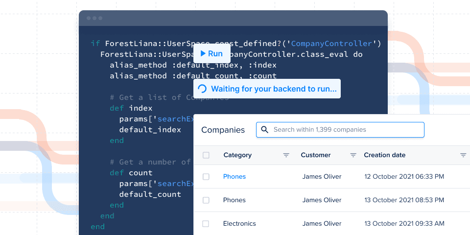 A code editor showing a Ruby-on-Rails agent controller override.