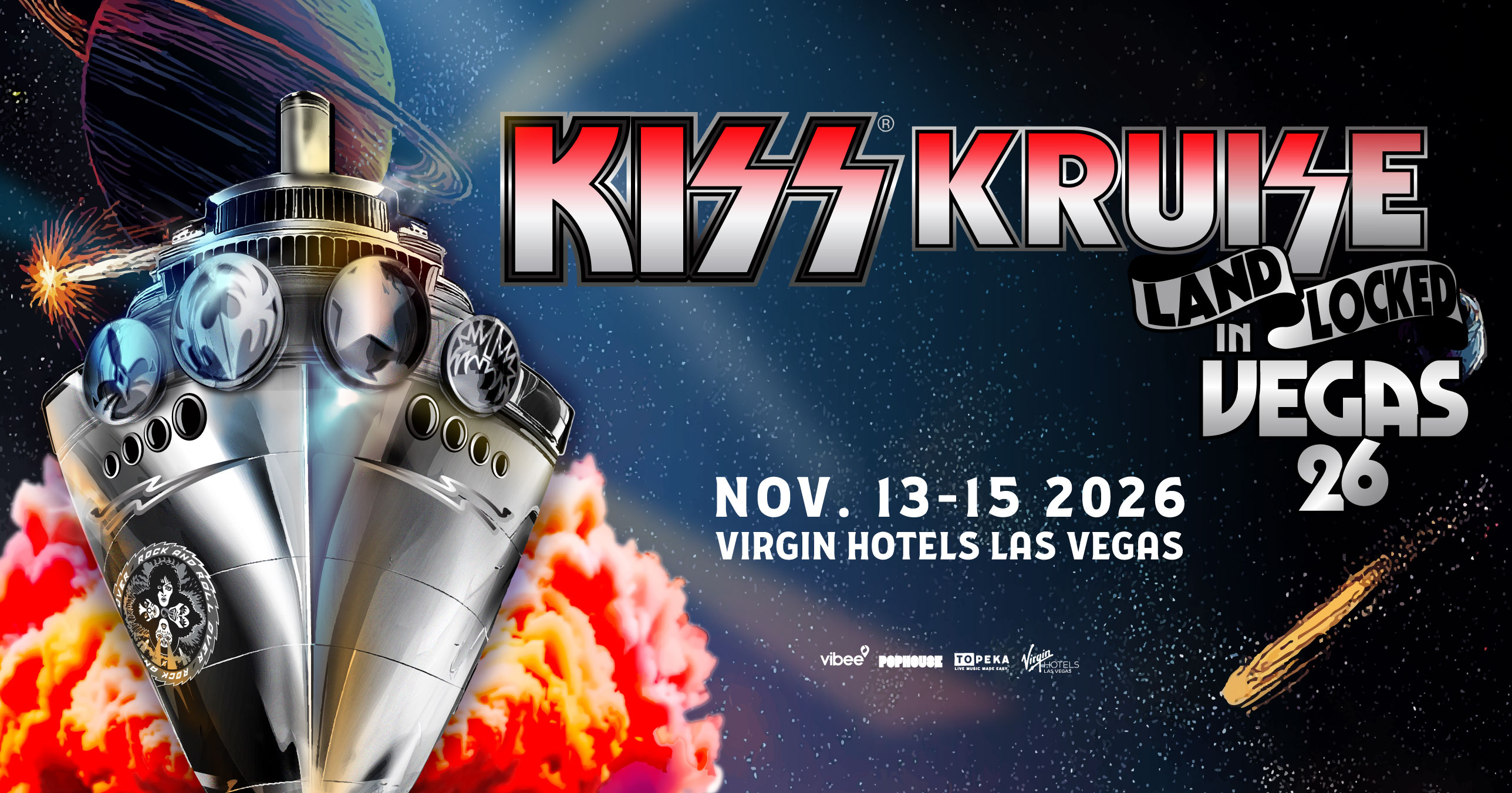 Kiss Kruise Land-Locked In Vegas 2026