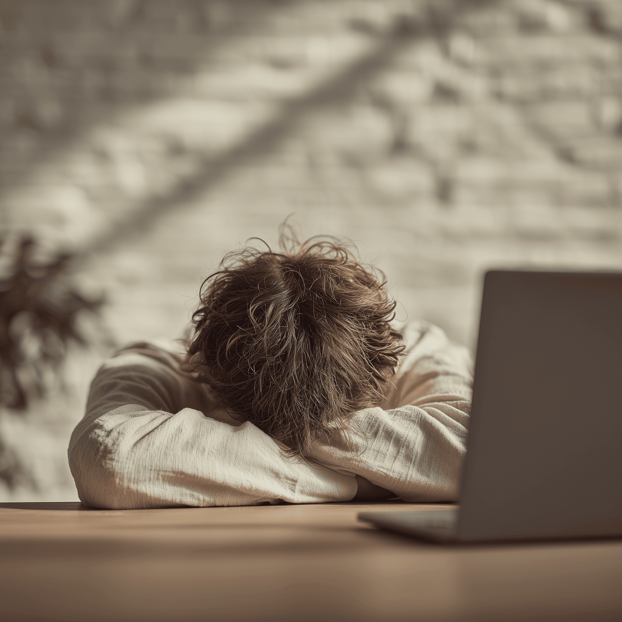 A woman with a file
