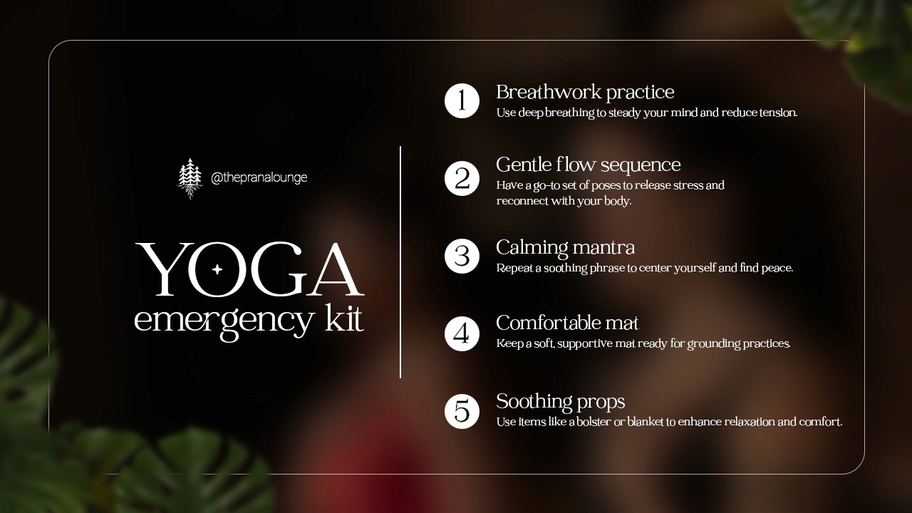 Yoga Emergency Kit